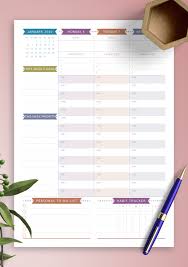 Or use our monthly, weekly, or daily calendar template. Printable Weekly Planner Templates Download Pdf