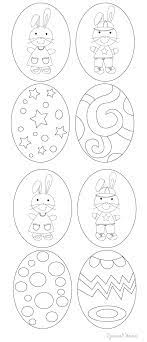 The original size is 8 1/2 x 11 so you can easily print it from your printer. Kylie Loy Free Easter Garland For The Kids To Colour In Easter Garland School Coloring Pages Kids