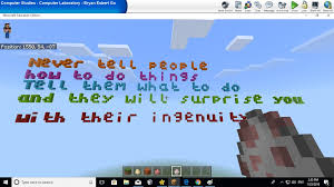With so many young guys and girls into minecraft, use these minecraft inspired pick up lines to help you land on that cute one that you have your eyes on. Minecraft Education Edition No Twitter Do You Get Quotes Of The Day Delivered To Your Inbox Check This Out Students Used Coding To Write Their Favorite Motivational Quotes Using Msmakecode Https T Co Cslx9xjqkv Https T Co 7trxilq5ue