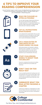 Infographic: 6 Tips To Improve Your Reading Comprehension — College  Confidential