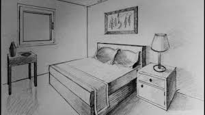 You've learned how to draw forms in perspective using guide lines, but now you need to learn to do without them. How To Draw Two Point Perspective Bedroom Youtube