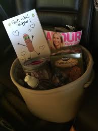 Get Well Last Pix Of My Fun Spring Hospital After Surgery Feel Better Soon Diy Bucket Diy Basket Get Well Cute Gifts