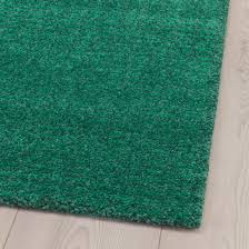 Langsted Rug Low Pile Green 4 4 X6 5 133x195 Cm Ikea Green Bathroom Rugs Rugs Big Rugs