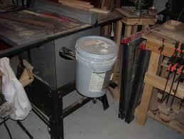Table saw dust collector system. Diy Dust Collection On The Cheap By Woodsimplymade Lumberjocks Com Woodworking Community