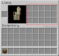Add A Chest To Your Llama In Minecraft And Store Up To 15
