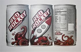 Inwards Packaging Design For Red Rocket Cherry Soda Packaging Packagedesign Inwardsolutions Coors Light Beer Can Packaging Design Beer Can