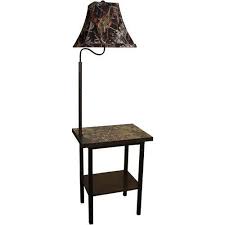 New Mossy Oak Floor End Table W Lamp Accent Rustic Decor Camo Camouflage Ebay Oak Furniture Oak End Tables Hunting Decor Living Room