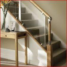 Bannisters This Is Perfect Light Wood Glass Still Lets Through Light Staircase Decor Banister Remodel Basement Decor