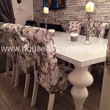 With discount rates ranging from 10% to 70% and above, you can purchase products such as trunks , bar table sets , patio tables & sets , screens & dividers , chowkies , salt & pepper shakers , and. Pre Order The 8 Seater Empire Dining Set With 8 Crushed Velvet Dining Chairs Measurements White High G Dining Room Design Dining Table Dining Table Chairs