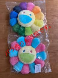 Takashi Murakami Flower Cushion Colorful Pink Blue Kaikai Kiki Unused 053 Mn 4902571200666 Ebay In 2020 Murakami Flower Large Pillows Rainbow Flowers