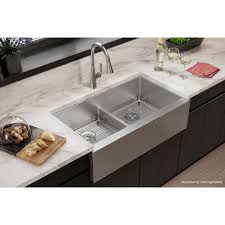 equal double bowl tall farmhouse sink