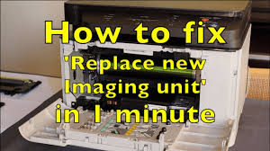 Samsung m2876nd basic printer driver for win 10, 7, 8, vista, xp 32/64bit download. How To Fix Error Replace New Imaging Unit In 1 Minute Samsung Printers Youtube