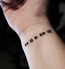 An excellent choice for a crescent style tattoo. Simple Cool Tattoo Designs