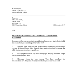 Bagi perusahaan tentu perlu memberikan fasilitas yang memudakan karyawan untuk mengajukan cuti. Contoh Surat Permohonan Cuti Tanpa Gaji Alkhuli