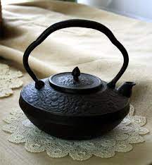 Antique Japanese Tetsubin Water Kettle Used Tea Bags Cast Iron Tea Pot Tea Pots