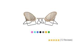 Dawsons Living Faux Rattan Bistro Set Conservatory Garden Patio And Decking Furniture Chairs And Glass Top Table S Bistro Set Glass Top Table Furniture Chair