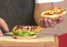 If you're wondering why hainanese chicken is flanked by quotation marks, that's likely because the burger is made up of a fried chicken patty, not the typical poached chicken you'd expect on a. Ns 5 Y2lzu8tom