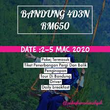 Untuk anda yang ingin datang hanya satu hari saja khusus untuk berbelanja juga. Flash Promo Bandung 2020 4h3m Pakej Bercuti Mak Jah Facebook