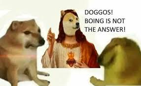 High quality bonk dog gifts and merchandise. Reactions On Twitter Jesus Shiba Inu Doge Horny Bonk Meme Doggos Boing Is Not The Answer The Other Dogs Turn To Bonk Jesus Ow
