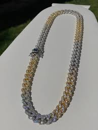 Check out our diamond cuban link selection for the very best in unique or custom, handmade pieces from our necklaces shops. Men S Iced Out 12mm Miami Cuban Link Chain Necklace Etsy Chain Link Necklace Cuban Link Chain Necklaces Cuban Link Chain