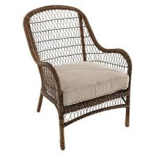 Open Weave Wicker Patio Accent Chair Tan Threshold Target Target Patio Furniture Patio Chairs Wicker Chair