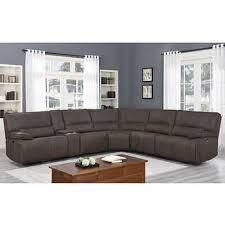 Costco Brower Fabric Power Reclining Sectional With Power Headrest In 2020 Reclining Sectional Power Recliners Power Reclining Sectional Sofa