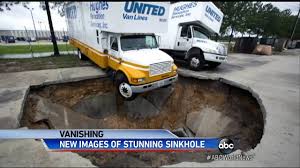 louisiana sinkhole swallows up trees in