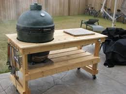 The grill table plans contain detailed plans with dimensions, complete material lists, and detailed cut lists for each part of the project. Big Green Egg Table Plans Wild Country Fine Arts