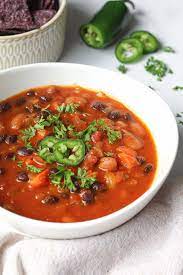 Vegan Chili Soup Munchmeals By Janet Recipe Vegan Chili Delicious Soup Chili Recipe Easy