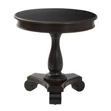 Antique Black Round Accent Table Designer Ideas