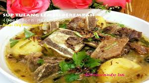 Bihun sup utara dari sup tulang. Sup Tulang Lembu Berempah Beef Born Herb Soup Resepi Tulang Lembu Chef Alexiswandy Youtube
