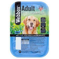 Webbox Natural Lamb Vegetables Brown Rice Dog Food Ocado