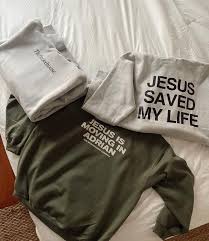 In honor of tomorrow nights Worship Night we will also have our new merch  available!! Our military green “Jesus is moving in Adrian” crew neck and  grey “Jesus saved my life” hoodie!