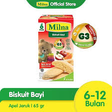 Milna Biskuit Bayi 6+ dan Finger 8+