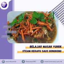 1 siung bawang putih 1 buah cabai merah besar buang bijinya 2 buah cabai merah kriting 2 cm jahe 2 sdm margarin 2 sdm minyak untuk menumis ½. æµ·å¤–åƒ±å‚­ä¸­å¿ƒ Overseas Employment Centre Ltd Indonesian Page Smile Club Steam Kerapu Saus Hongkong Bahan Bahan 1 1 2 Ekor Ikan Kerapu Dagingnya Di Fillet 2 1 Ruas Jahe Iris Korek 3