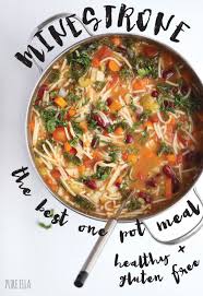 Healthy Easy Minestrone Soup Recipe One Pot Meal Pure Ella Dairy Free Soup Recipe Dairy Free Soup Easy Minestrone Recipe