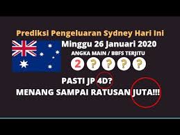Prediksi Sydney Hari Ini Minggu 26 Januari 2020 Keluaran Sydney Jitu Youtube