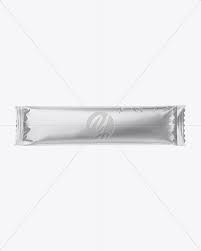 Metallic Stick Sachet Mockup In Sachet Mockups On Yellow Images Object Mockups