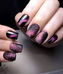 The feline flick is making the jump from eyes to nails. 50 Eye Catching Cat Eye Nail Designs Designer Nagel Schone Nagel Nagelideen