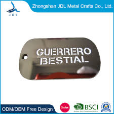 Free Sample Custom Blank Metal Anodized Aluminum Detachable