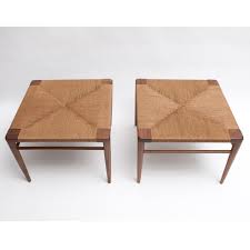 A specially designed wooden table and called a tea table, made during victorian time in england. Woven Rush Ottoman Mel Smilow Smilow Furniture Suite Ny