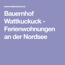 Bauernhof Wattkuckuck Ferienwohnungen An Der Nordsee Ferienwohnung Nordsee Ferien Ferienwohnung