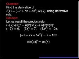 Calculus Problem Differentiate The Product Of Two Functions Product Rule Calculus This Or That Questions