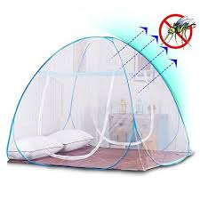 Ammer Pop Up Mosquito Net Tent For Beds Anti Mosquito Bites Folding Design With Net Bottom For Babys Adults Trip In 2020 Bed Tent Mosquito Net Bed Mosquito Net