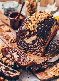 Zebra Cake Vegan Marble Cake Bianca Zapatka Recipes Vegan Marmorkuchen Marmorkuchen Zebrakuchen