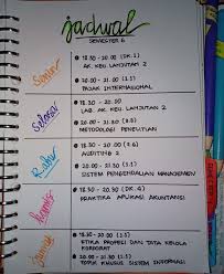 Schedule Aplikasi Penelitian Akuntansi