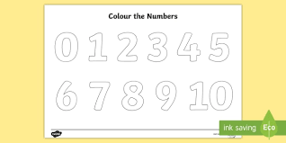 Whether you have a preschooler or kindergartener at home, they will enjoy practicing their numbers while coloring these fun number pages. Colour The Numbers 0 To 10 Colouring Page Teacher Made
