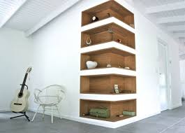 Bookshelves and storage cubes for all your books, photos and ornaments at argos. 45 Ideas To Decorate Your Corner Space With Unique Corner Shelf Godiygo Com Entertainment Room Design Corner Shelves Living Room Entertainment Center