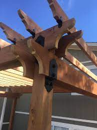 Check spelling or type a new query. Choosing Decorative Metal Brackets For Wood Beams Weather Resistant Pergola Hardware Ideas Ozco Building Products