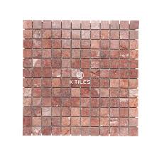 Gạch mosaic gốm vân đá nâu